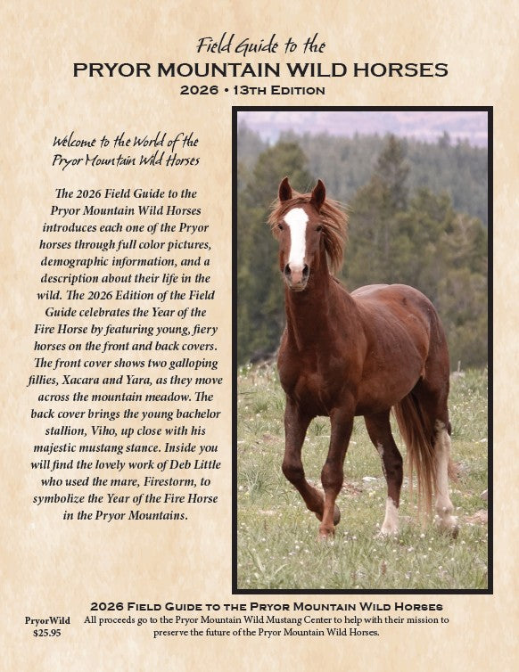 2026 Field Guide to the Pryor Mountain Wild Horses 13th Edition